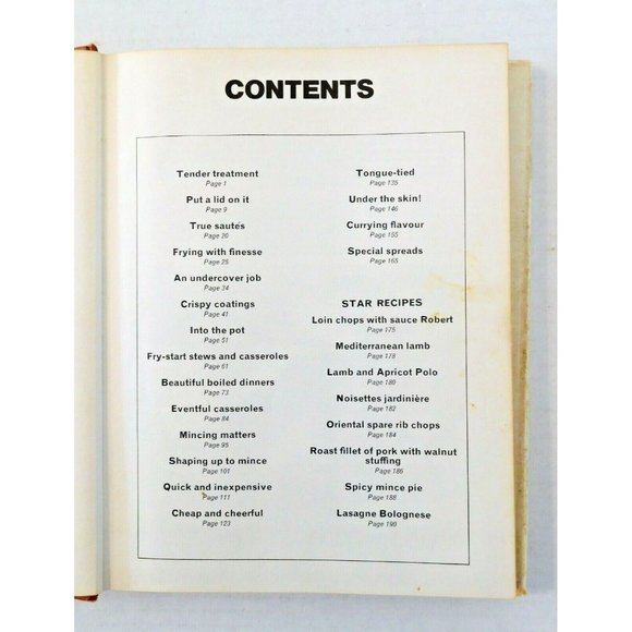 Step by Step to Creative Cooking Delicious Meat Dishes Cookbook 1981 HBDJ - Picture 3 of 4